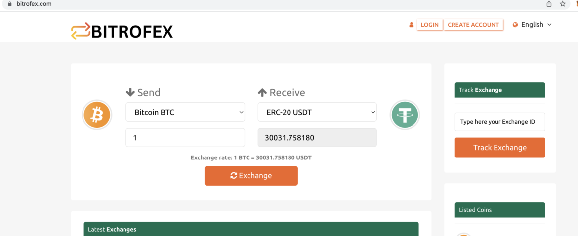 bitrofex exchange bitcoin p2p for cash paypal usdt